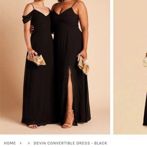 Black convertible dress